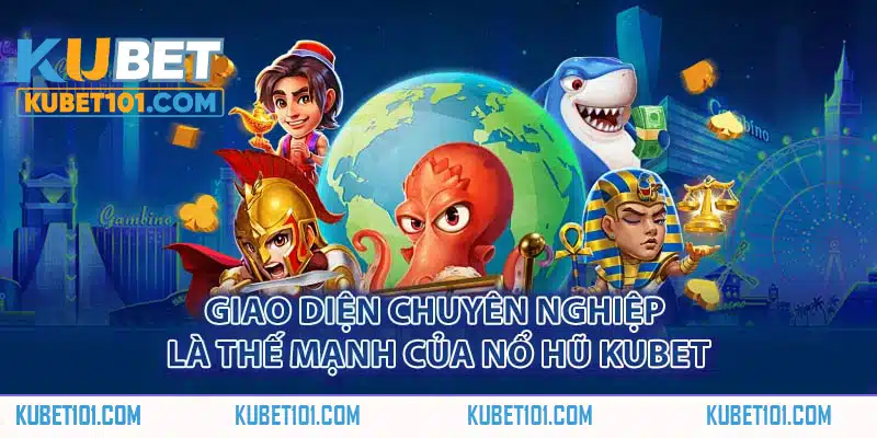 Giao diện sắc nét là điểm nổi bật khi đánh giá game nổ hũ trên cổng game KUBET