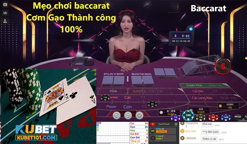 Chia sẽ chiến thuật chơi baccarat Kubet hiệu quả