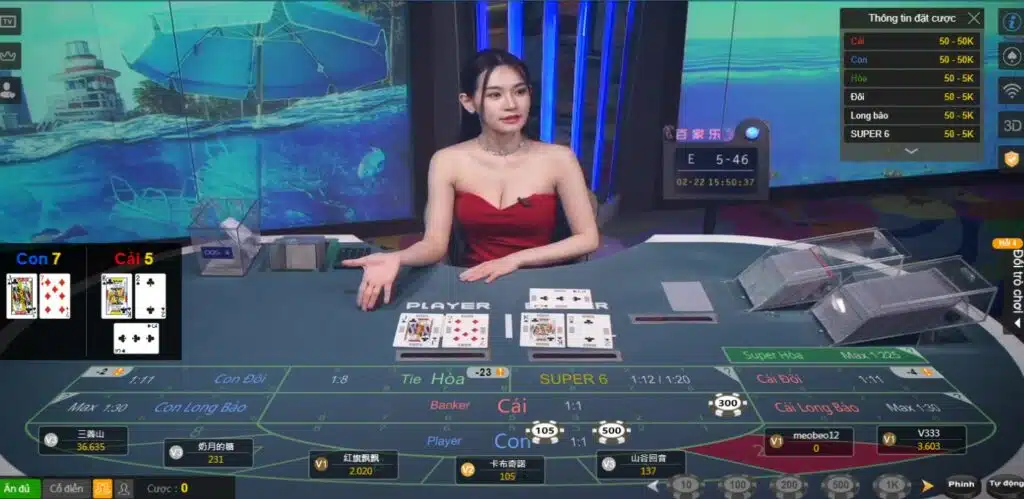 Phòng live baccarat kubet chuyên nghiệp